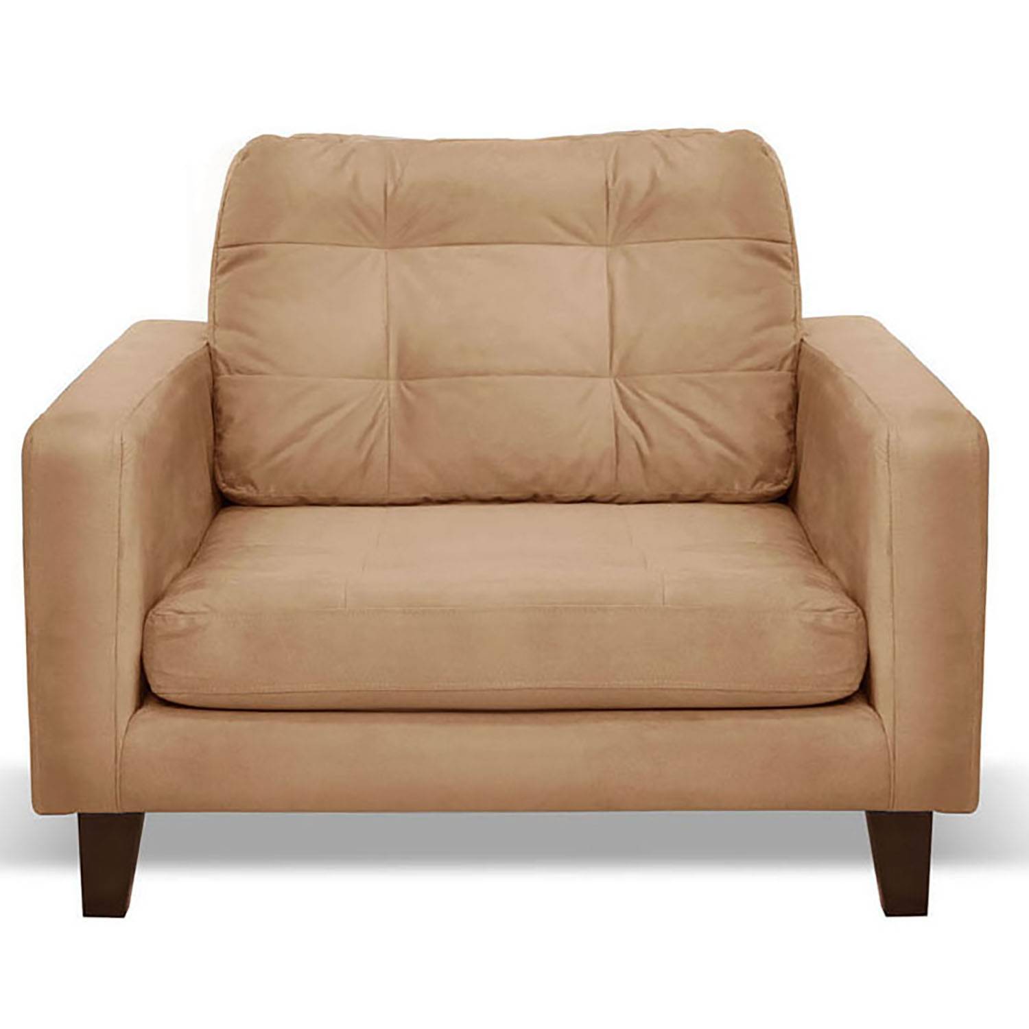 SOFA LATAM HOME NAPOLES 1 CUERPO BEIGE VELVET - 1