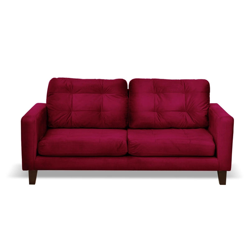 SOFA LATAM HOME NAPOLES 3 CUERPOS BURDEO VELVET - 2