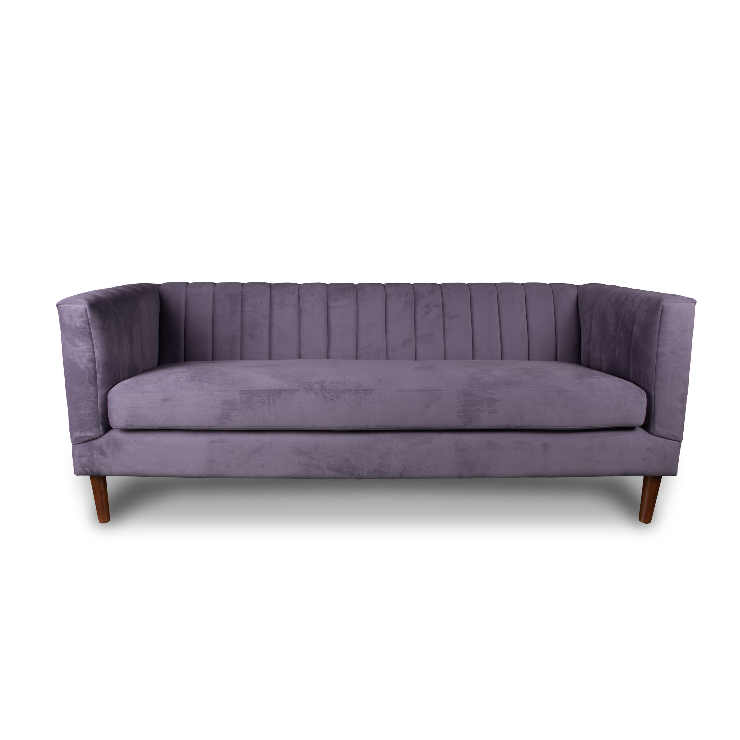SOFA LATAM HOME SORRENTO 3 CUERPOS LILA TELA VELVET VIVIAN - 1