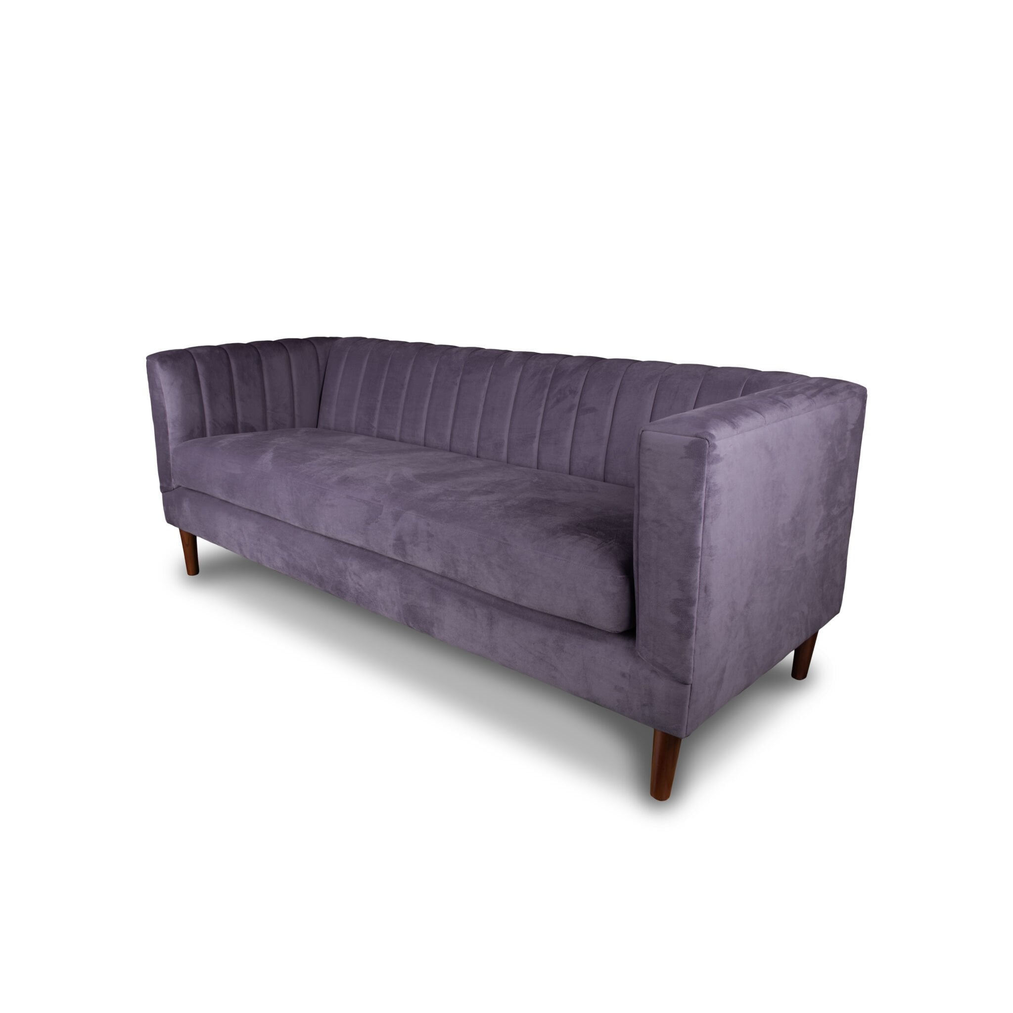 SOFA LATAM HOME SORRENTO 3 CUERPOS LILA TELA VELVET VIVIAN - 2