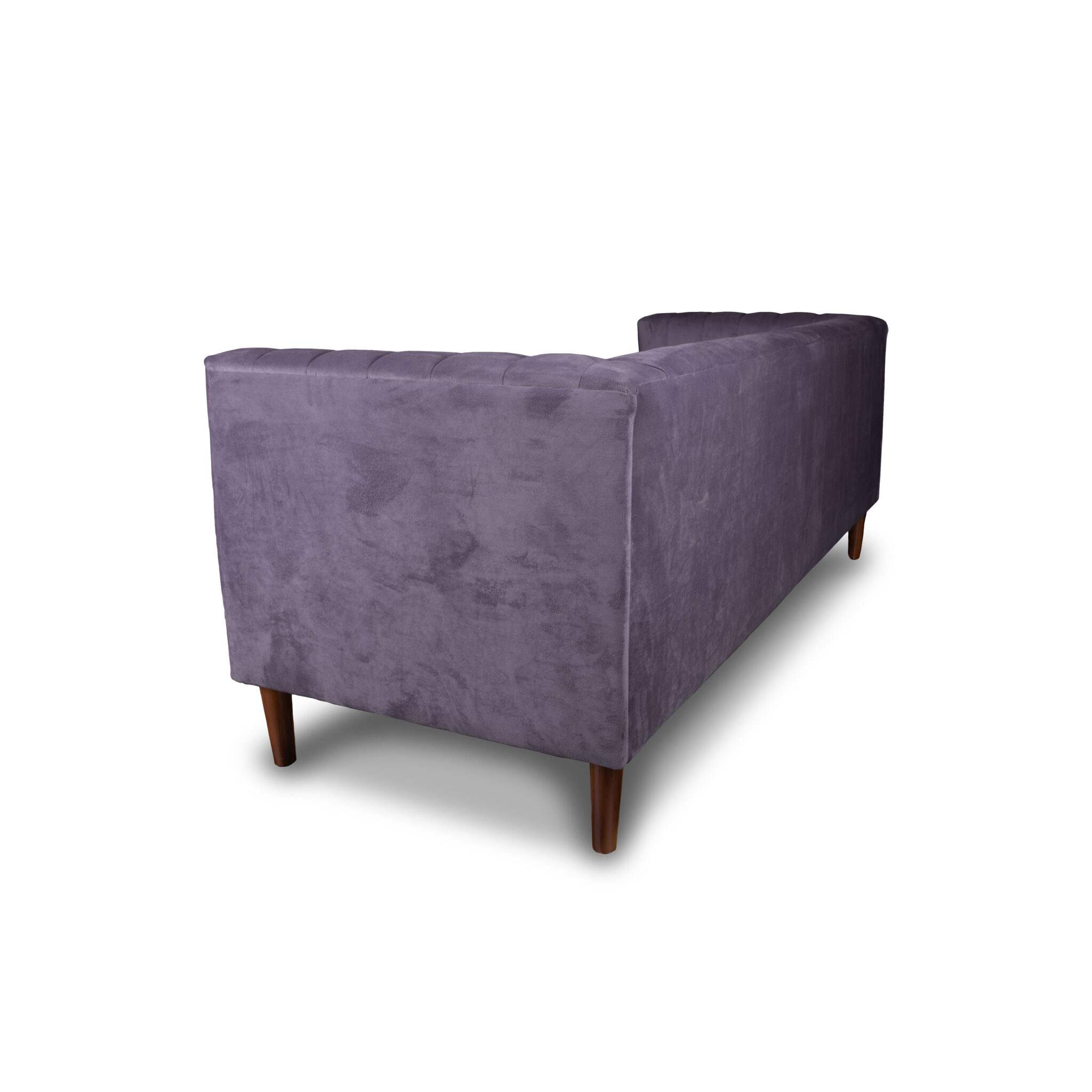 SOFA LATAM HOME SORRENTO 3 CUERPOS LILA TELA VELVET VIVIAN - 3