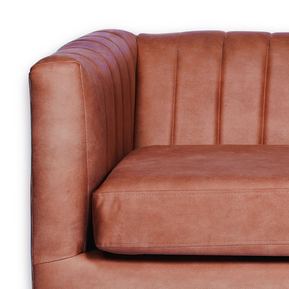 SOFA LATAM HOME SORRENTO 3 CUERPOS CUERO KENTUCKY TABACO - 4