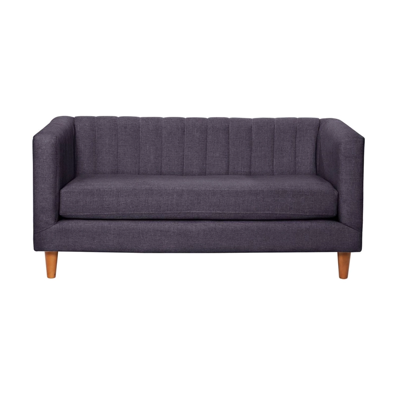 SOFA LATAM HOME SORRENTO 2 CUERPOS LINO GRIS OSCURO - 1