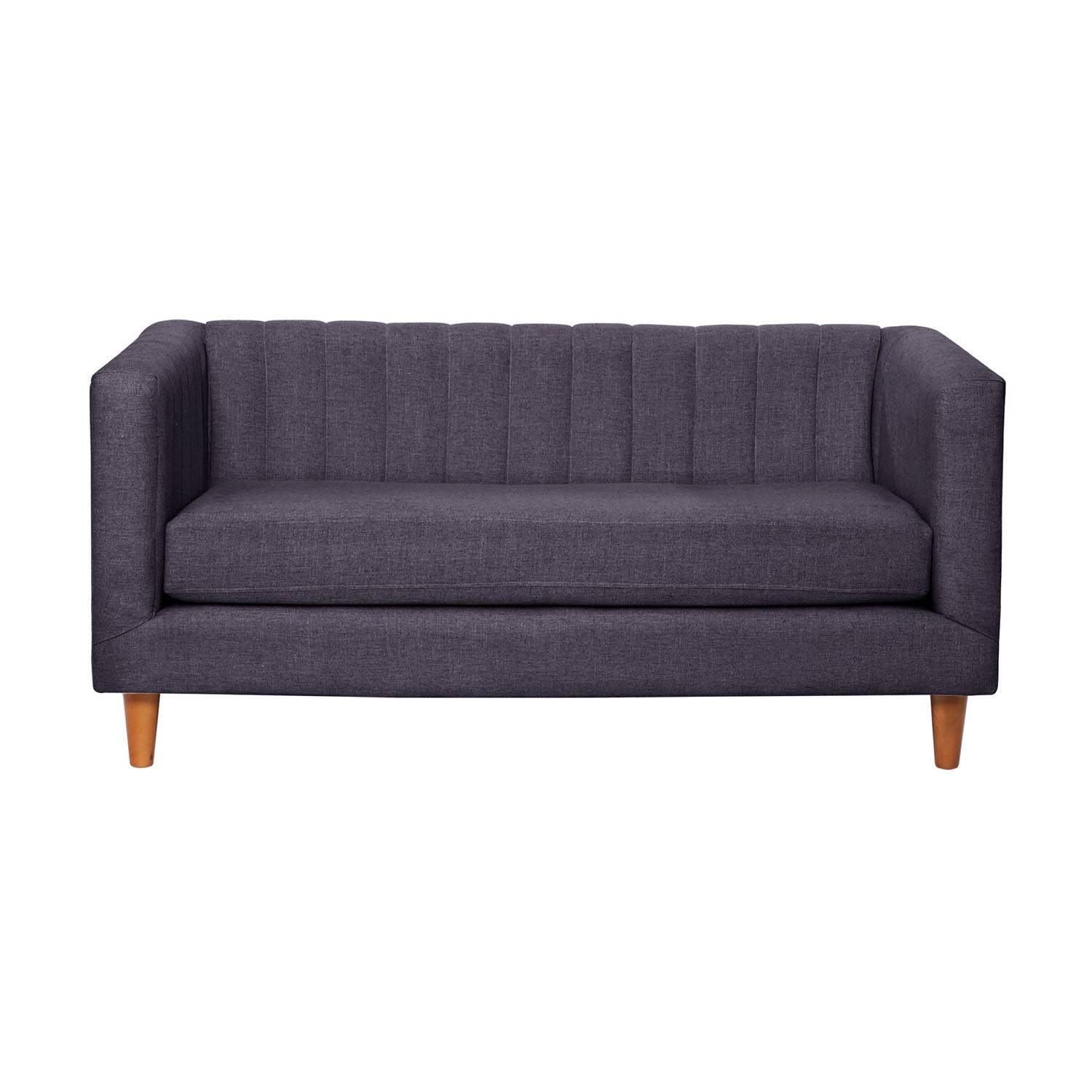 SOFA LATAM HOME SORRENTO 2 CUERPOS LINO GRIS OSCURO - 1