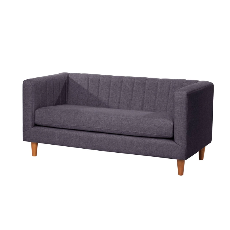 SOFA LATAM HOME SORRENTO 2 CUERPOS LINO GRIS OSCURO - 2