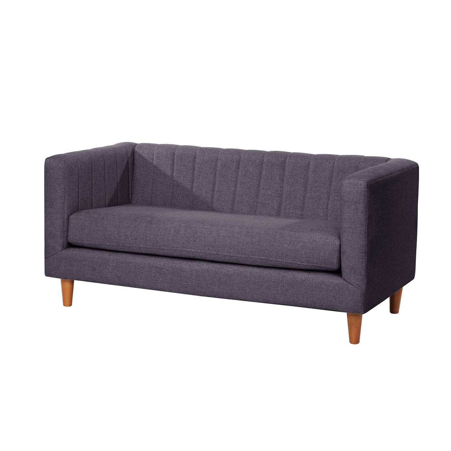 SOFA LATAM HOME SORRENTO 2 CUERPOS LINO GRIS OSCURO - 2