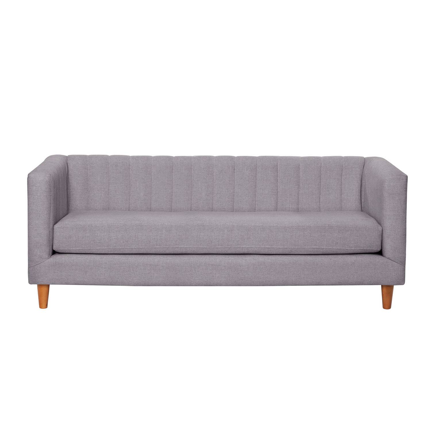 SOFA LATAM HOME SORRENTO 3 CUERPOS LINO GRIS CLARO - 1