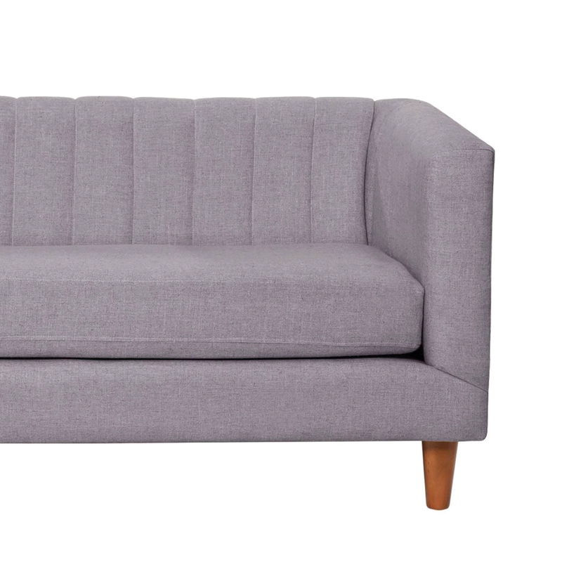 SOFA LATAM HOME SORRENTO 3 CUERPOS LINO GRIS CLARO - 3