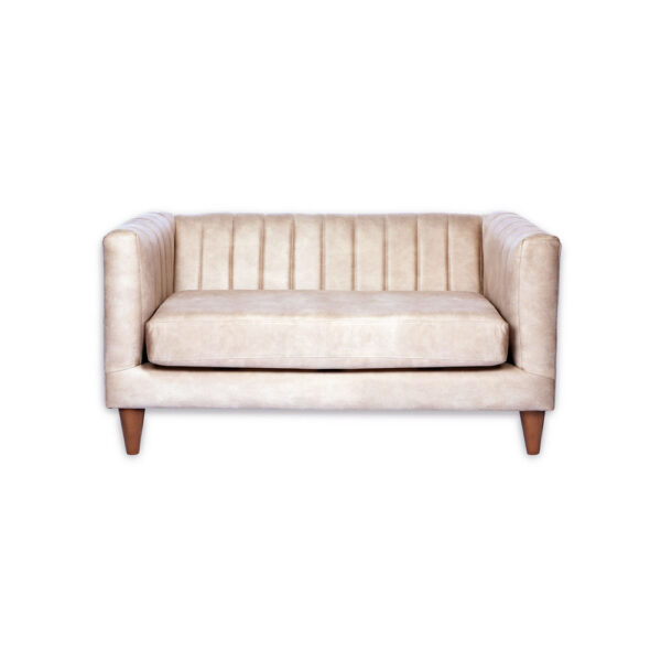 SOFA LATAM HOME SORRENTO 2 CUERPOS CUERO KENTUCKY BEIGE - 1