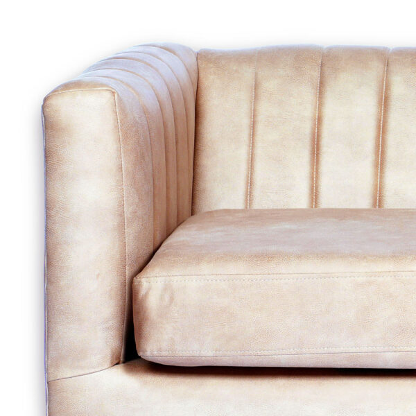 SOFA LATAM HOME SORRENTO 2 CUERPOS CUERO KENTUCKY BEIGE - 3
