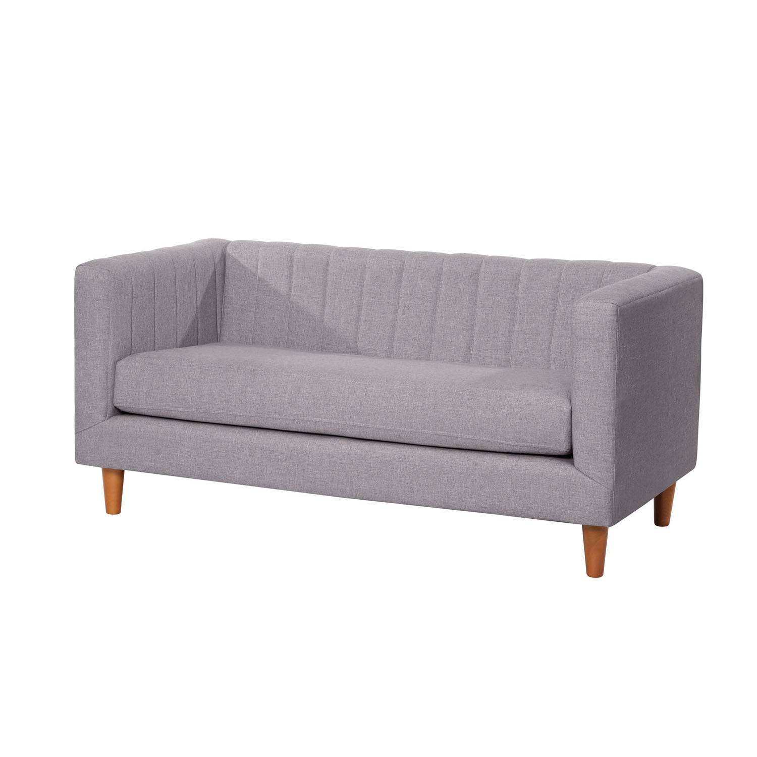 SOFA LATAM HOME SORRENTO 2 CUERPOS LINO GRIS CLARO - 2