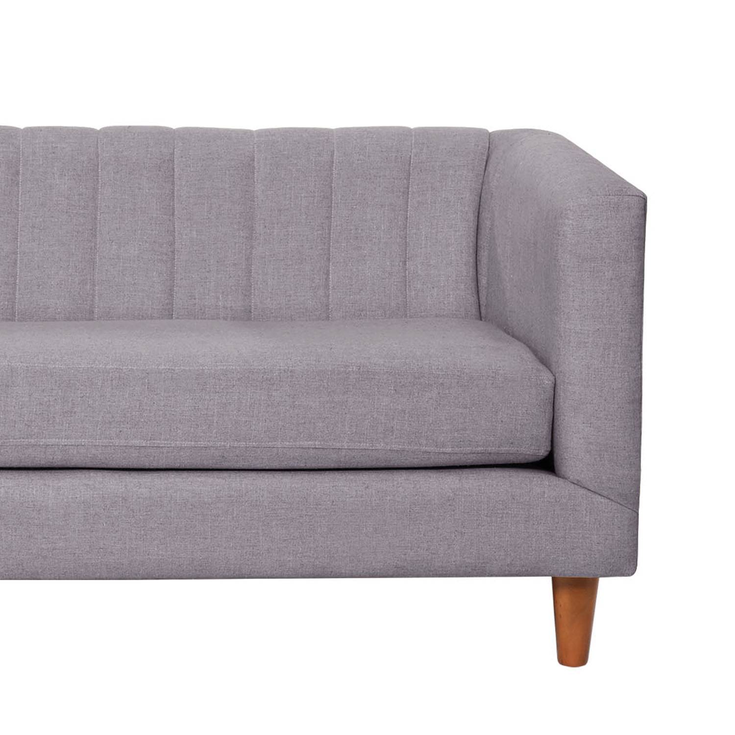 SOFA LATAM HOME SORRENTO 2 CUERPOS LINO GRIS CLARO - 3