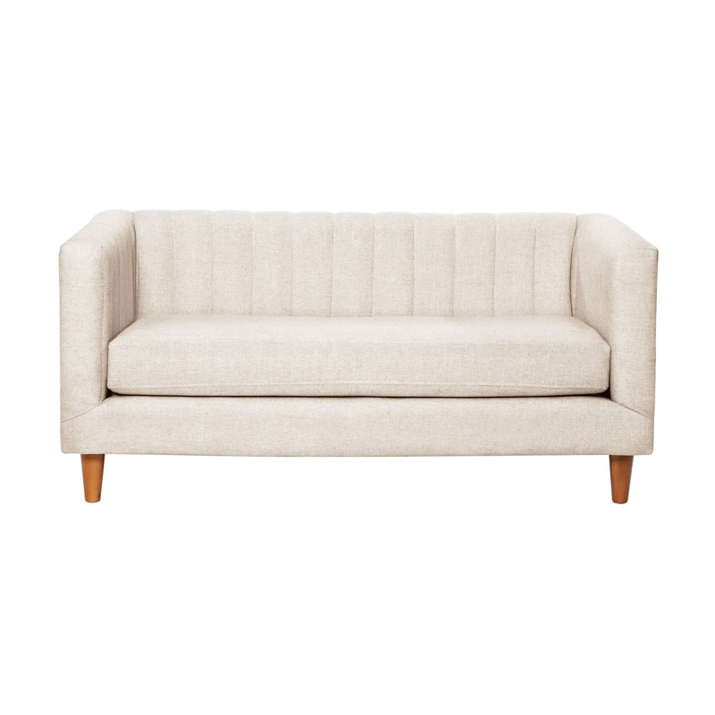 SOFA SORRENTO 2C LINO EN COLOR BLANCO - 1