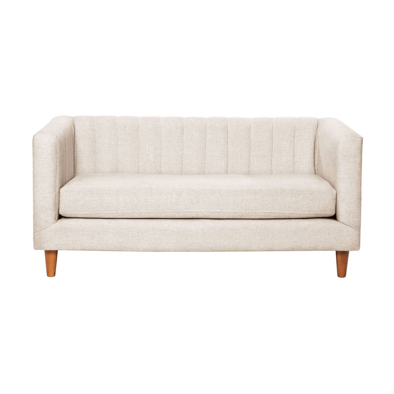 SOFA SORRENTO 2C LINO EN COLOR BLANCO - 1