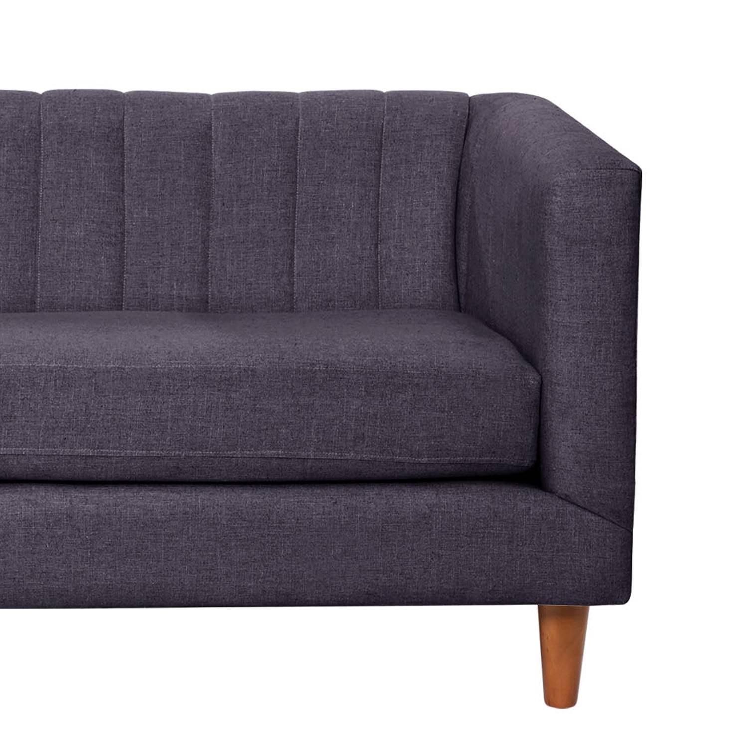 SOFA LATAM HOME SORRENTO 3 CUERPOS LINO GRIS OSCURO - 3
