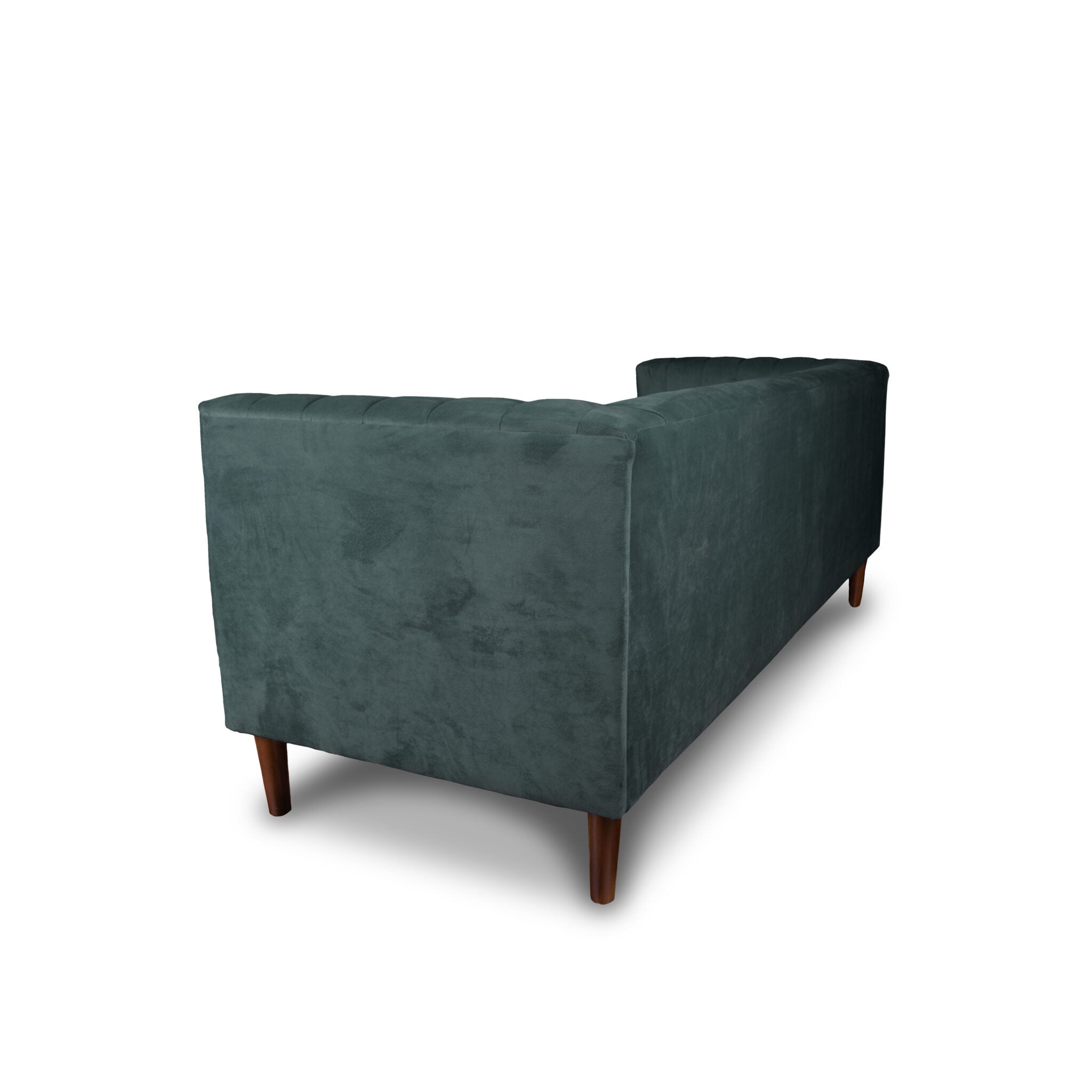 SOFA LATAM HOME SORRENTO 3 CUERPOS GRIS TELA VELVET VIVIAN - 3
