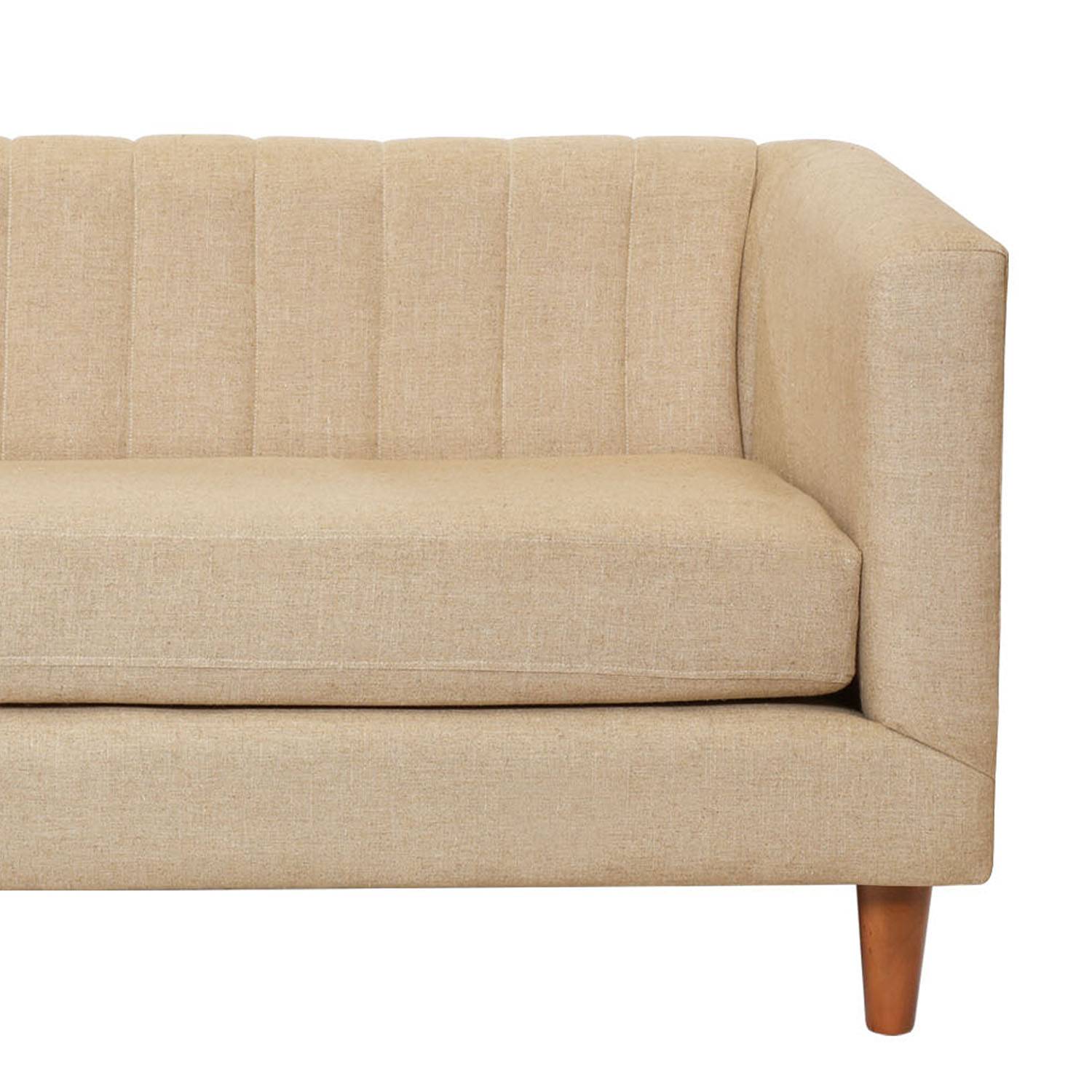SOFA LATAM HOME SORRENTO 3 CUERPOS BEIGE LINO NATURAL - 3
