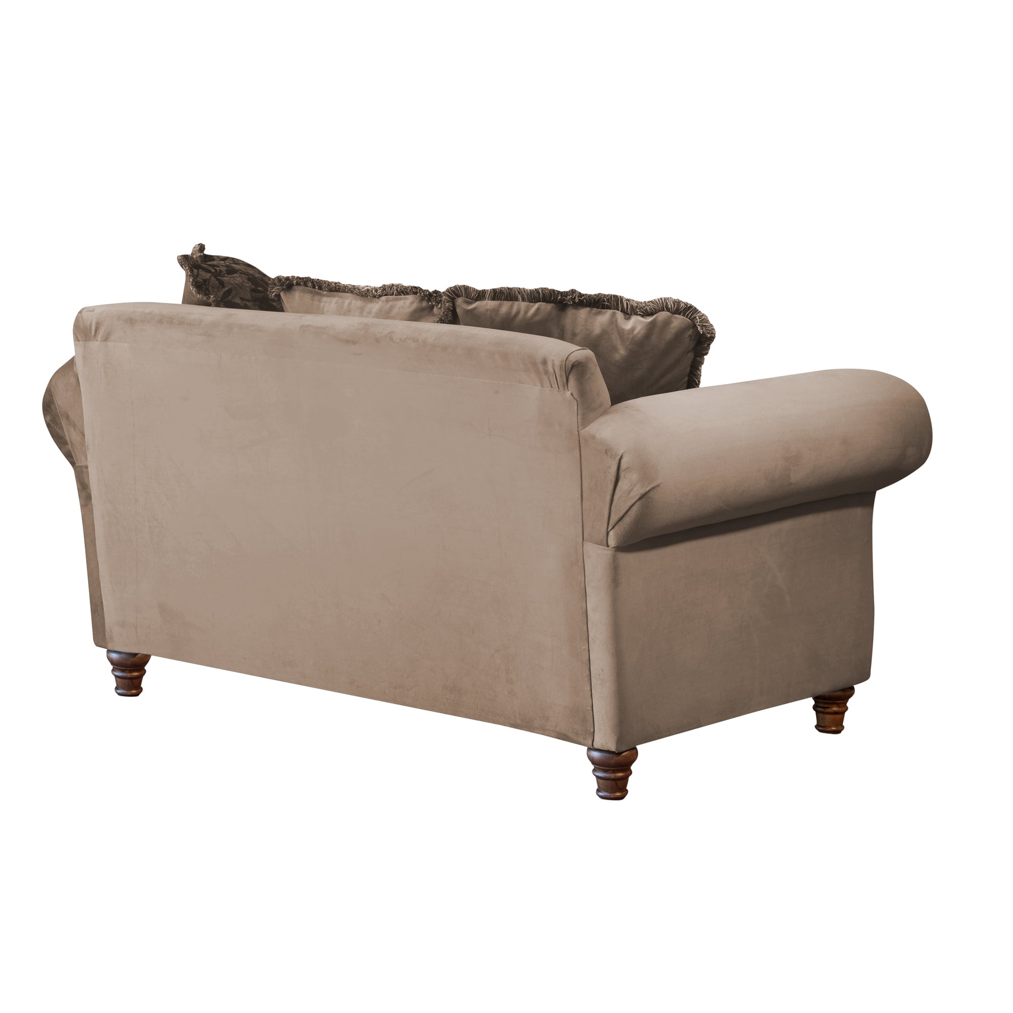 SOFA LATAM HOME RIMINI 2 CUERPOS BEIGE TELA VELVET - 3
