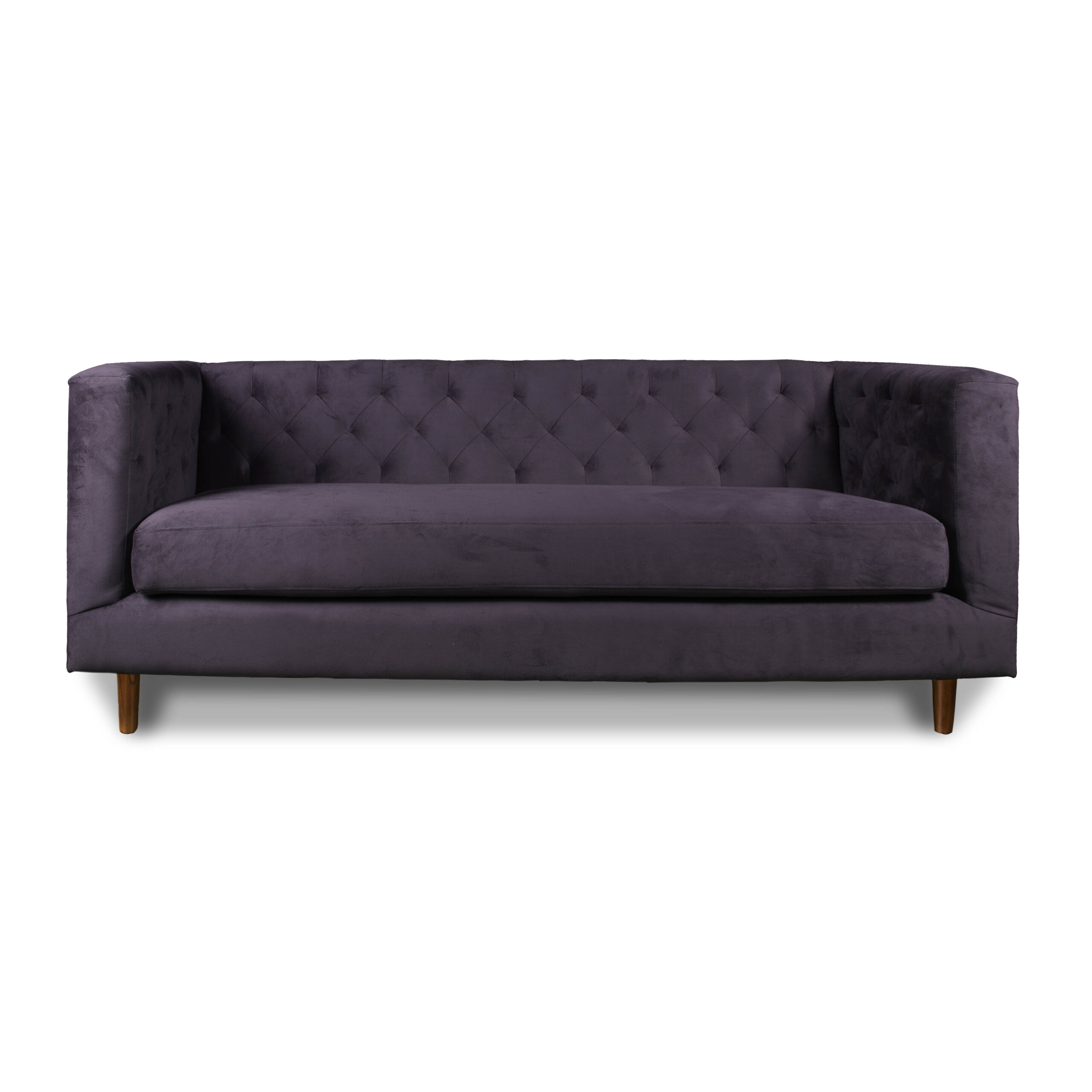 SOFA LATAM HOME BRESCIA 3 CUERPOS LILA TELA VELVET VIVIAN - 1