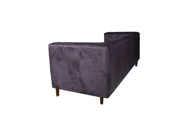 SOFA LATAM HOME BRESCIA 3 CUERPOS LILA TELA VELVET VIVIAN - 5
