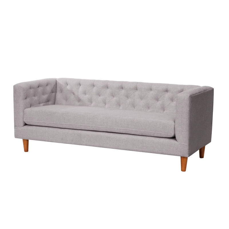 SOFA LATAM HOME BRESCIA 3 CUERPOS LINO GRIS CLARO - 2