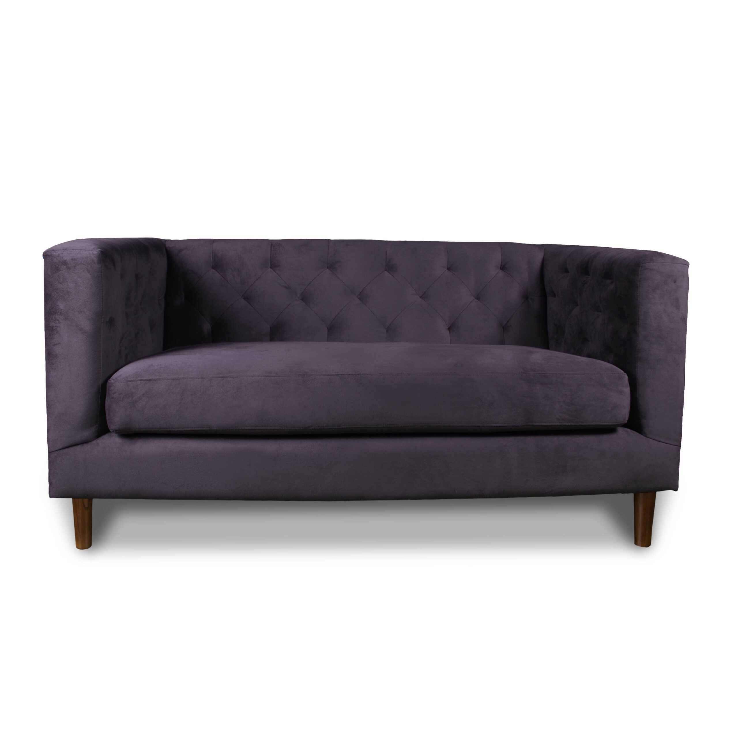 SOFA LATAM HOME BRESCIA 2 CUERPOS LILA TELA VELVET VIVIAN - 1