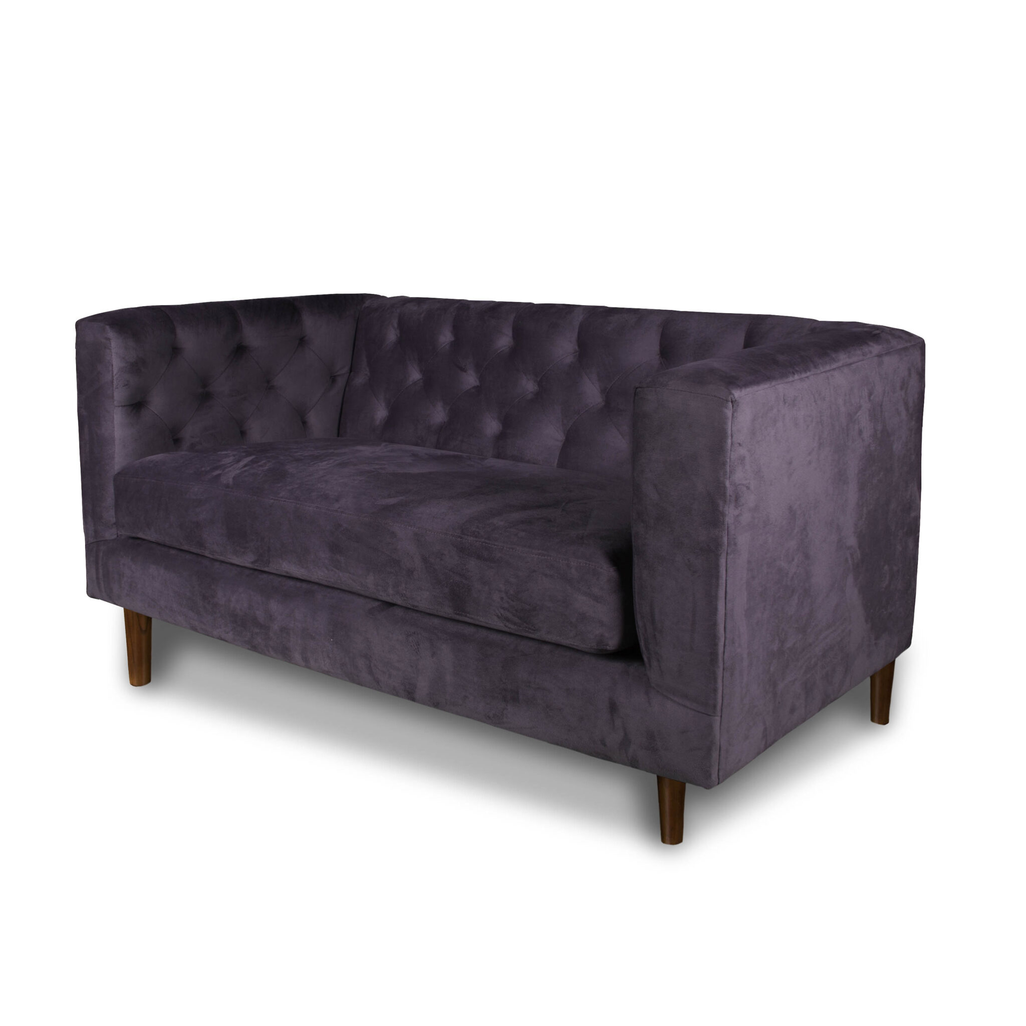 SOFA LATAM HOME BRESCIA 2 CUERPOS LILA TELA VELVET VIVIAN - 3