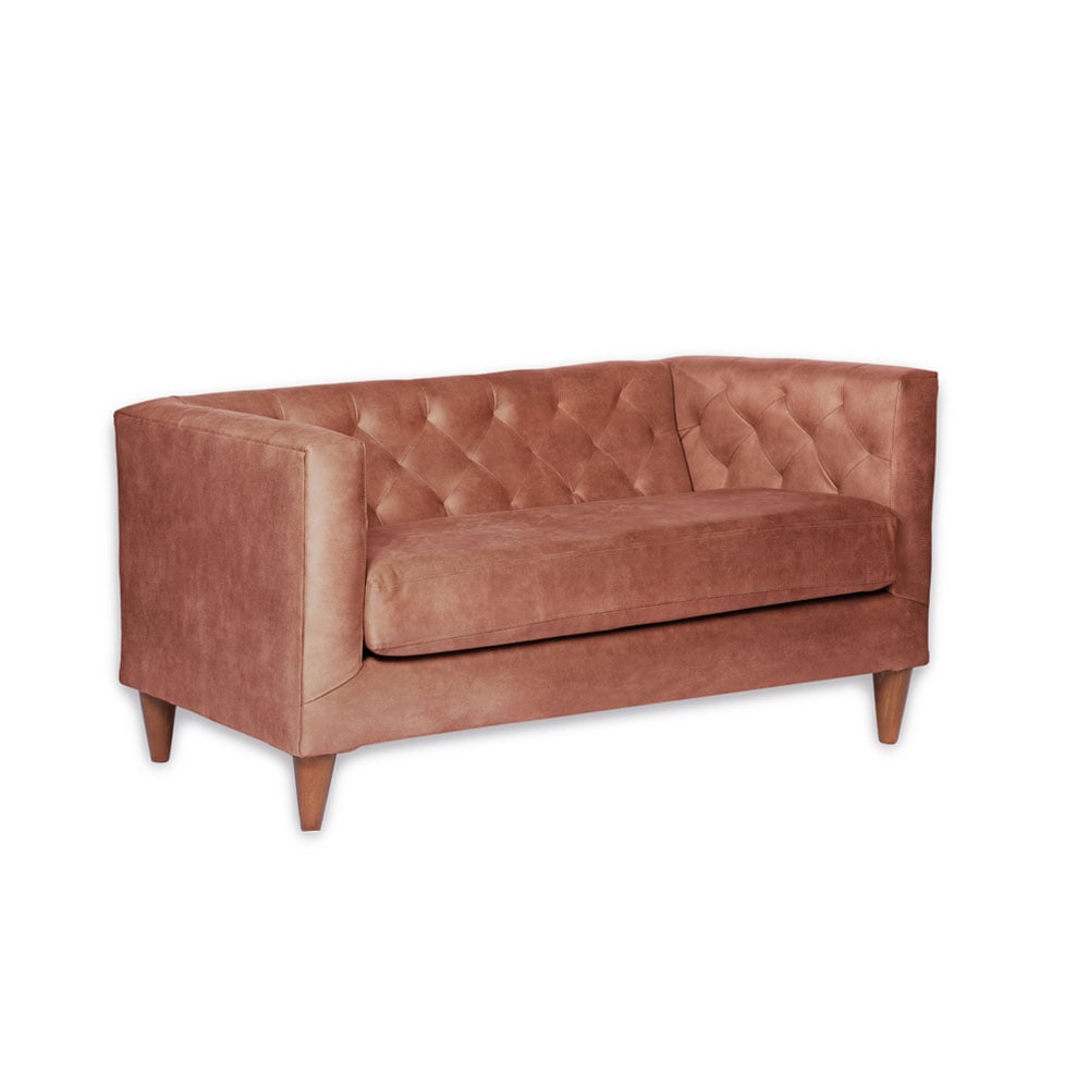 SOFA LATAM HOME BRESCIA 2 CUERPOS CUERO KENTUCKY TABACO - 2