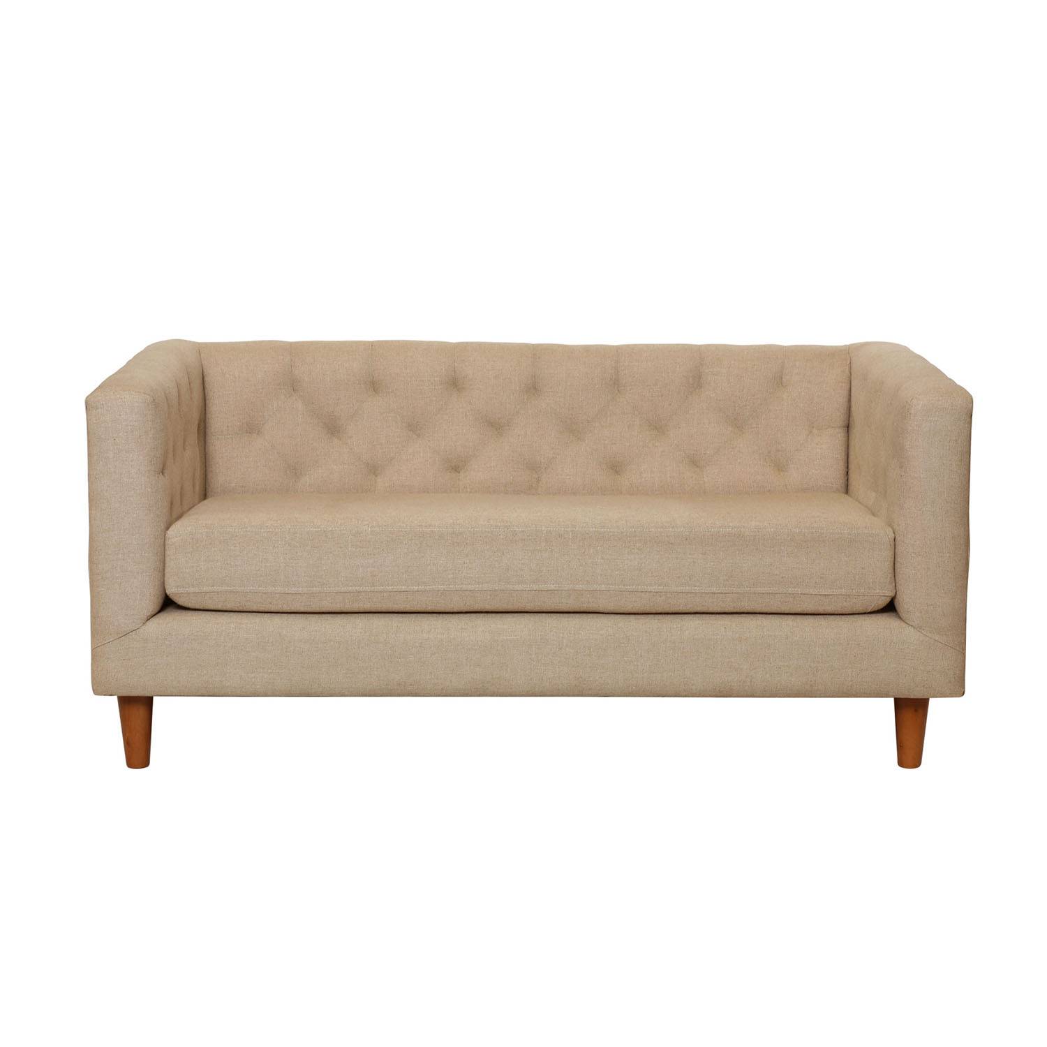 SOFA LATAM HOME BRESCIA 2 CUERPOS LINO NATURAL - 1