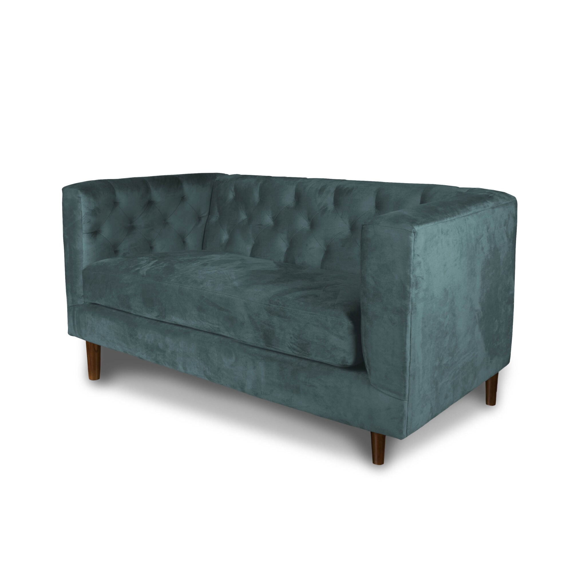 SOFA LATAM HOME BRESCIA 2 CUERPOS VERDE TELA VELVET VIVIAN - 3