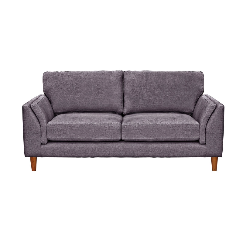 SOFA LATAM HOME MILAN 2 CUERPOS LINO GRIS OSCURO CON RESORTES POCKET - 3