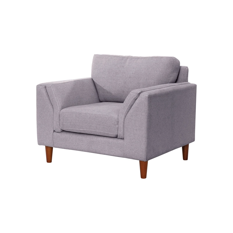 SOFA LATAM HOME MILAN 1 CUERPO LINO GRIS CLARO CON RESORTES POCKET - 2