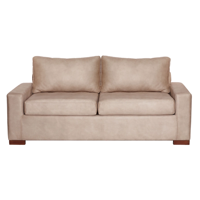 SOFA LATAM HOME LIVORNO 3 CUERPOS CUERO KENTUCKY BEIGE - 2