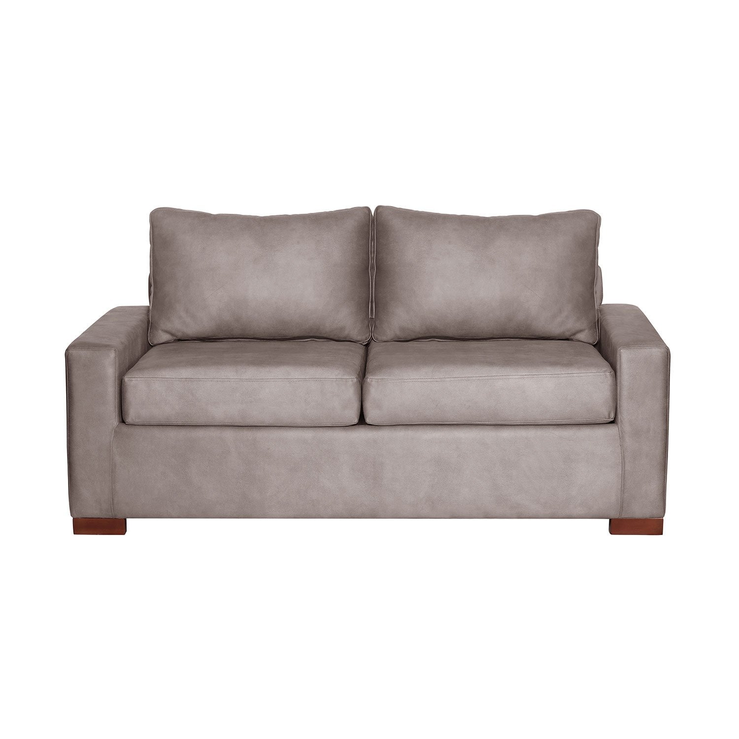 SOFA LATAM HOME LIVORNO 2 CUERPOS CUERO KENTUCKY NEGRO - 1
