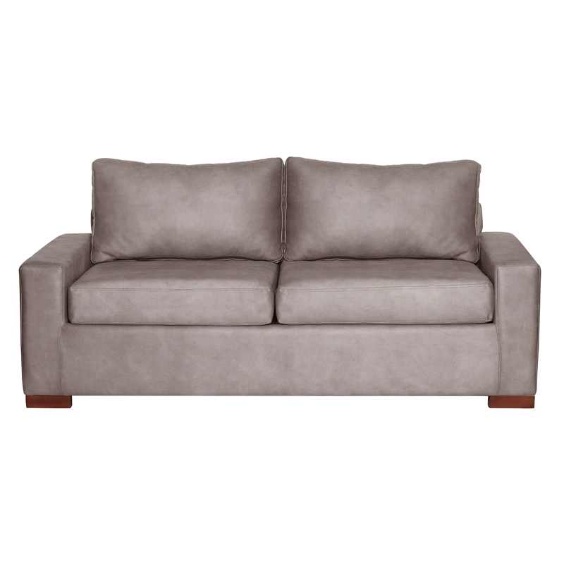 SOFA LATAM HOME LIVORNO 3 CUERPOS CUERO KENTUCKY GRIS - 3