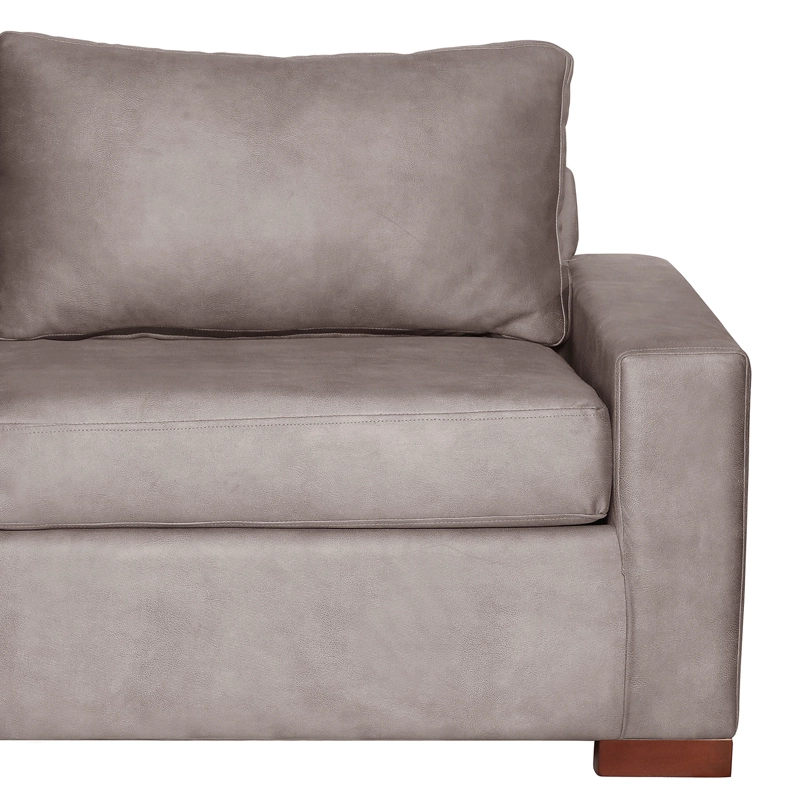 SOFA LATAM HOME LIVORNO 3 CUERPOS CUERO KENTUCKY GRIS - 4
