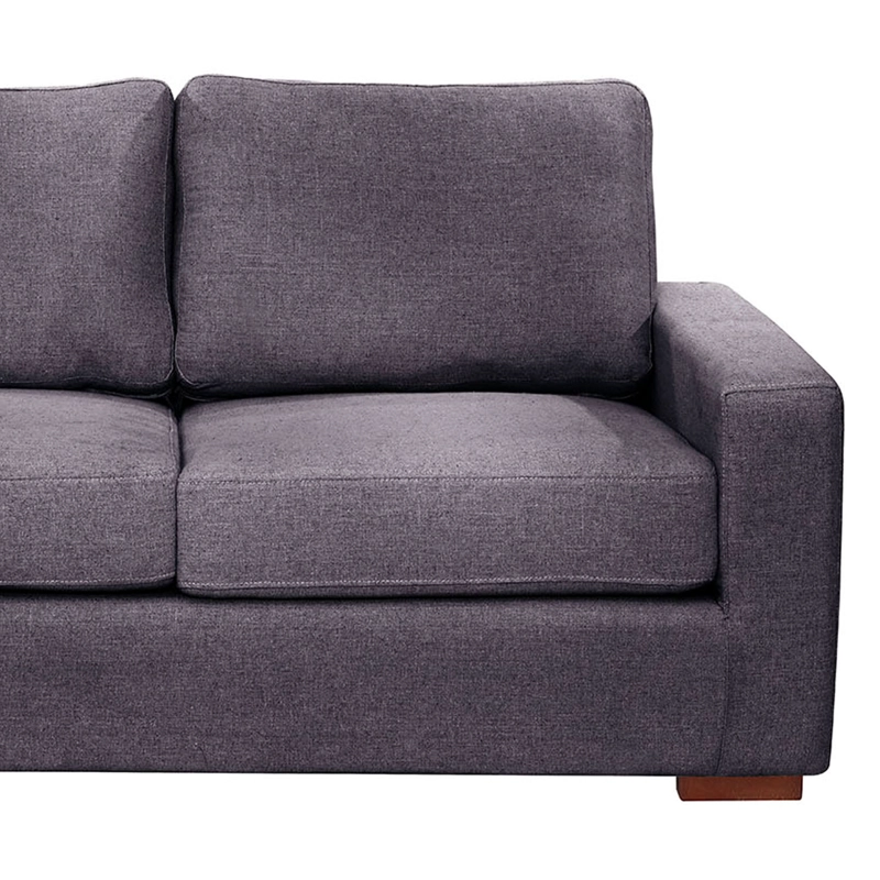 SOFA LATAM HOME LIVORNO 3 CUERPOS LINO GRIS OSCURO - 4