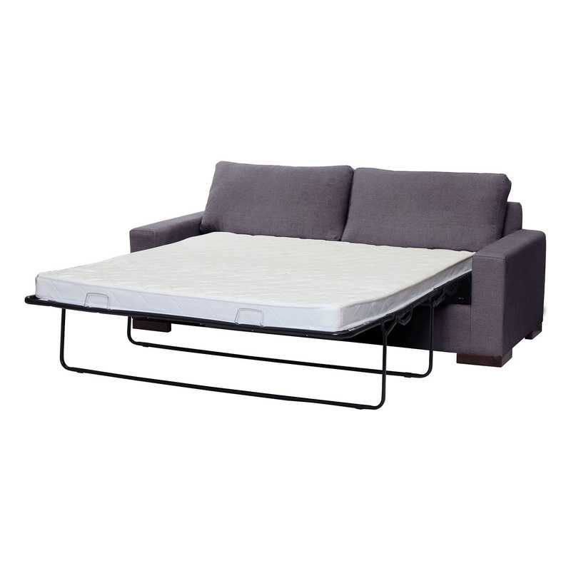 SOFA CAMA LATAM HOME LIVORNO 3 CUERPOS LINO GRIS OSCURO 2PL - 3