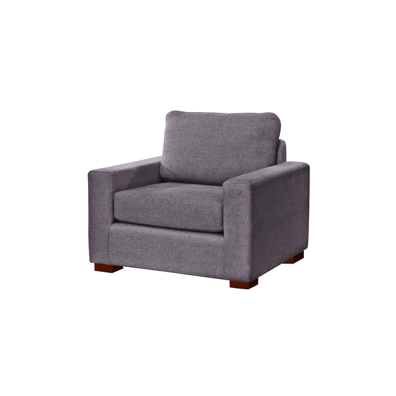 SOFA LATAM HOME LIVORNO 1 CUERPO LINO GRIS OSCURO - 2