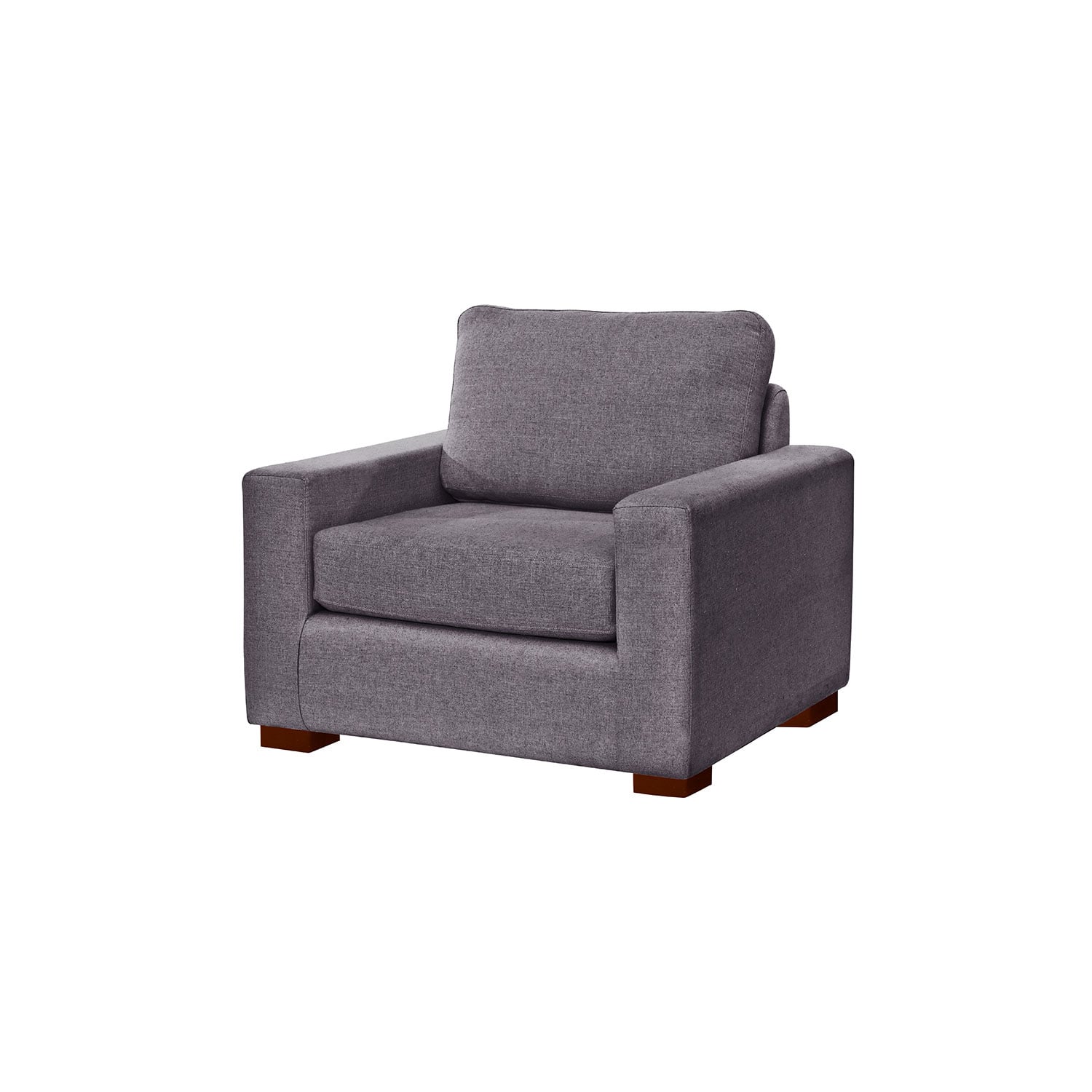 SOFA LATAM HOME LIVORNO 1 CUERPO LINO GRIS OSCURO - 2