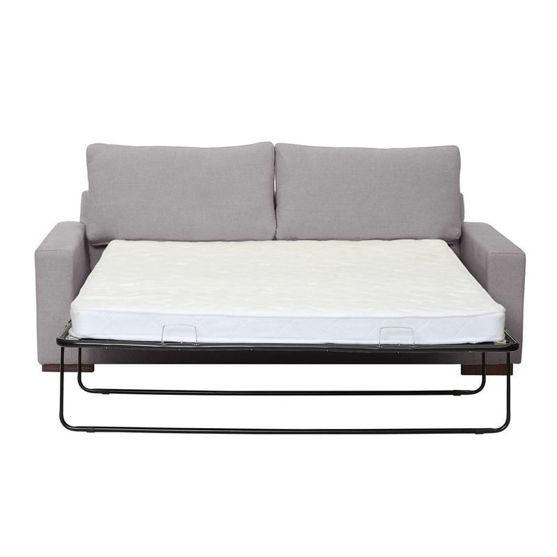 SOFA CAMA LATAM HOME LIVORNO 3 CUERPOS LINO GRIS CLARO 2PL - 2