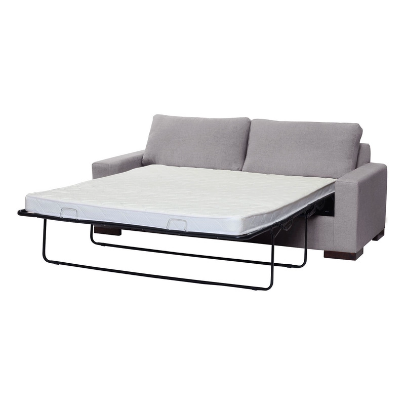 SOFA CAMA LATAM HOME LIVORNO 3 CUERPOS LINO GRIS CLARO 2PL - 3