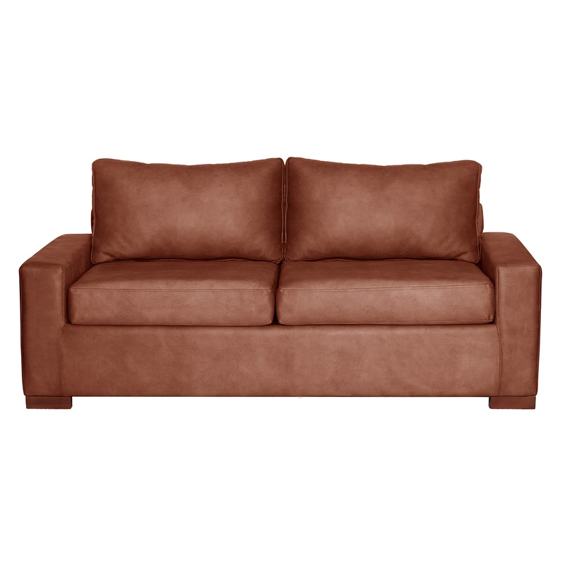 SOFA CAMA LATAM HOME LIVORNO 3 CUERPOS CUERO KENTUCKY TABACO 2PL - 8