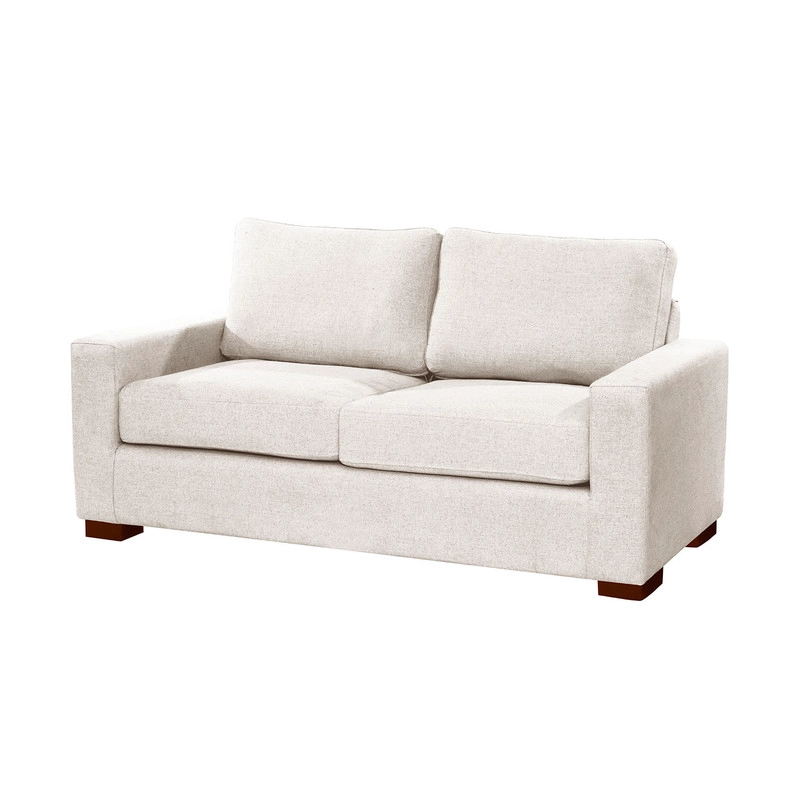 SOFA LIVORNO 2C LINO EN COLOR BLANCO - 2