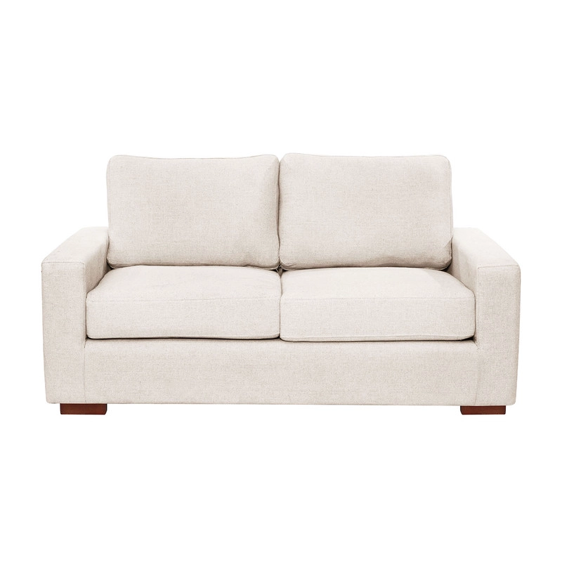 SOFA LIVORNO 2C LINO EN COLOR BLANCO - 6