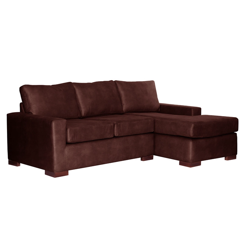 SECCIONAL LATAM HOME LIVORNO DERECHO 3 CUERPOS CUERO KENTUCKY CAFÉ MORO - 2