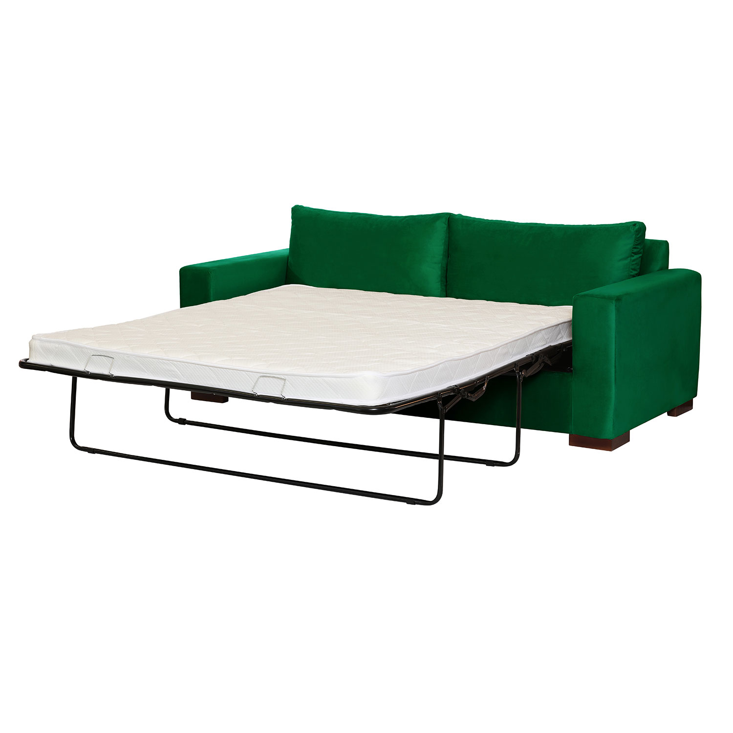 SOFA CAMA LATAM HOME LIVORNO 3 CUERPOS VERDE TELA VELVET 2PL - 3