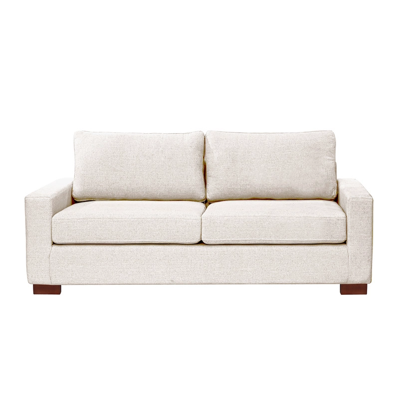 SOFA CAMA LIVORNO 2PL LINO EN COLOR BLANCO - 8