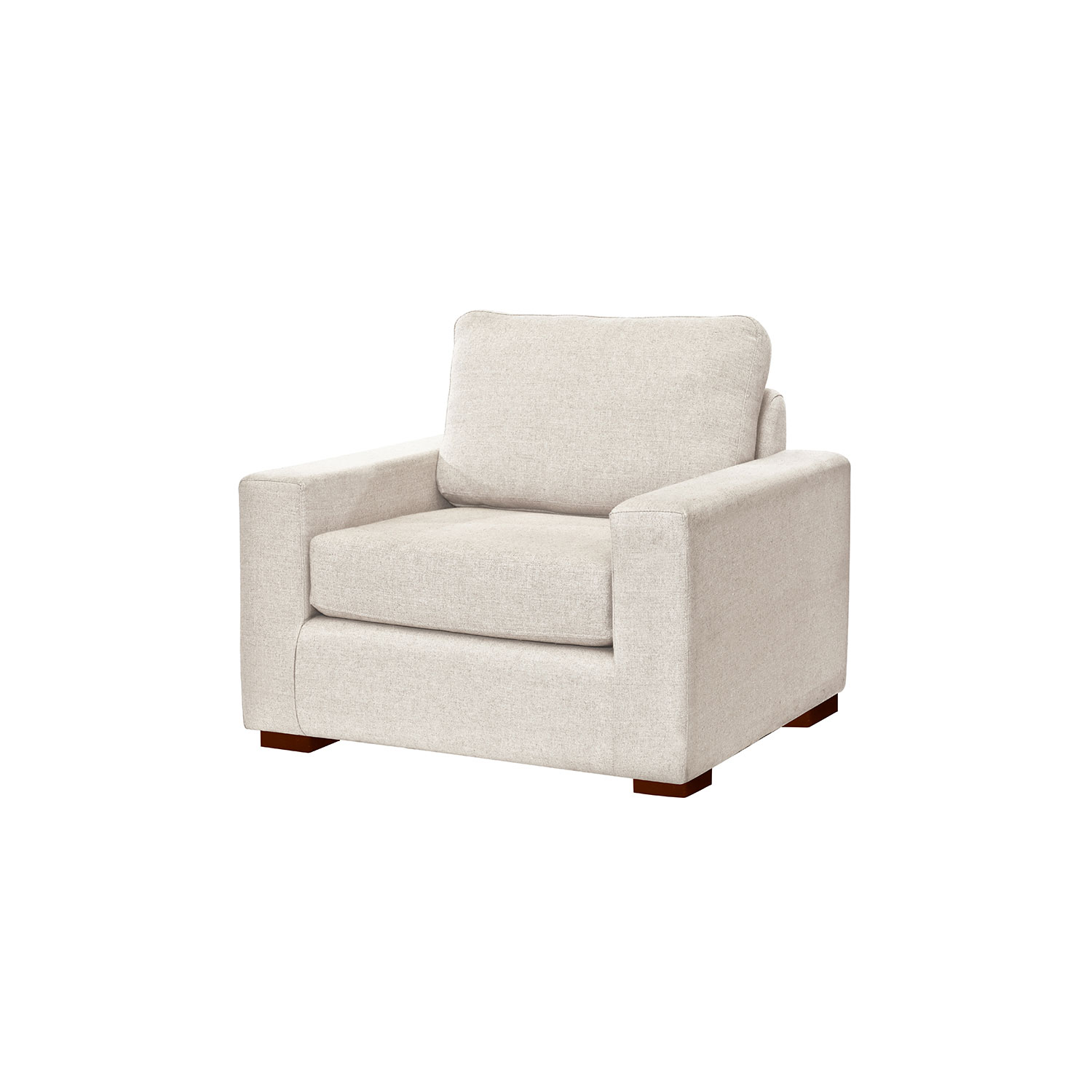 SOFA LIVORNO 1C LINO EN COLOR BLANCO - 2