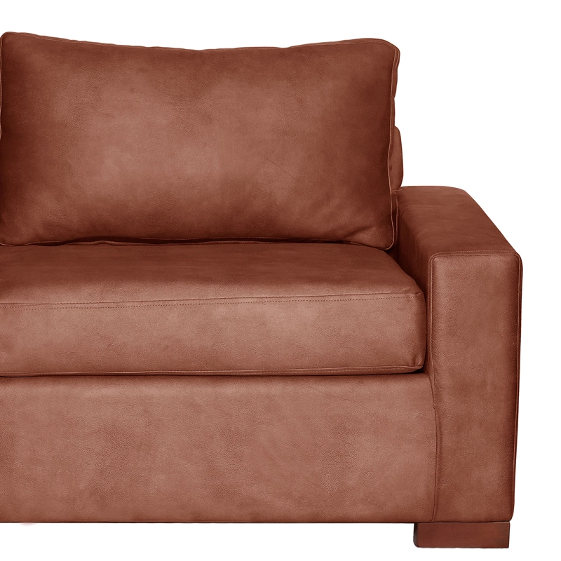 SOFA LATAM HOME LIVORNO 3 CUERPOS CUERO KENTUCKY CAFE TABACO - 4